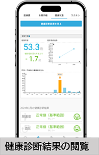 健康診断結果の閲覧